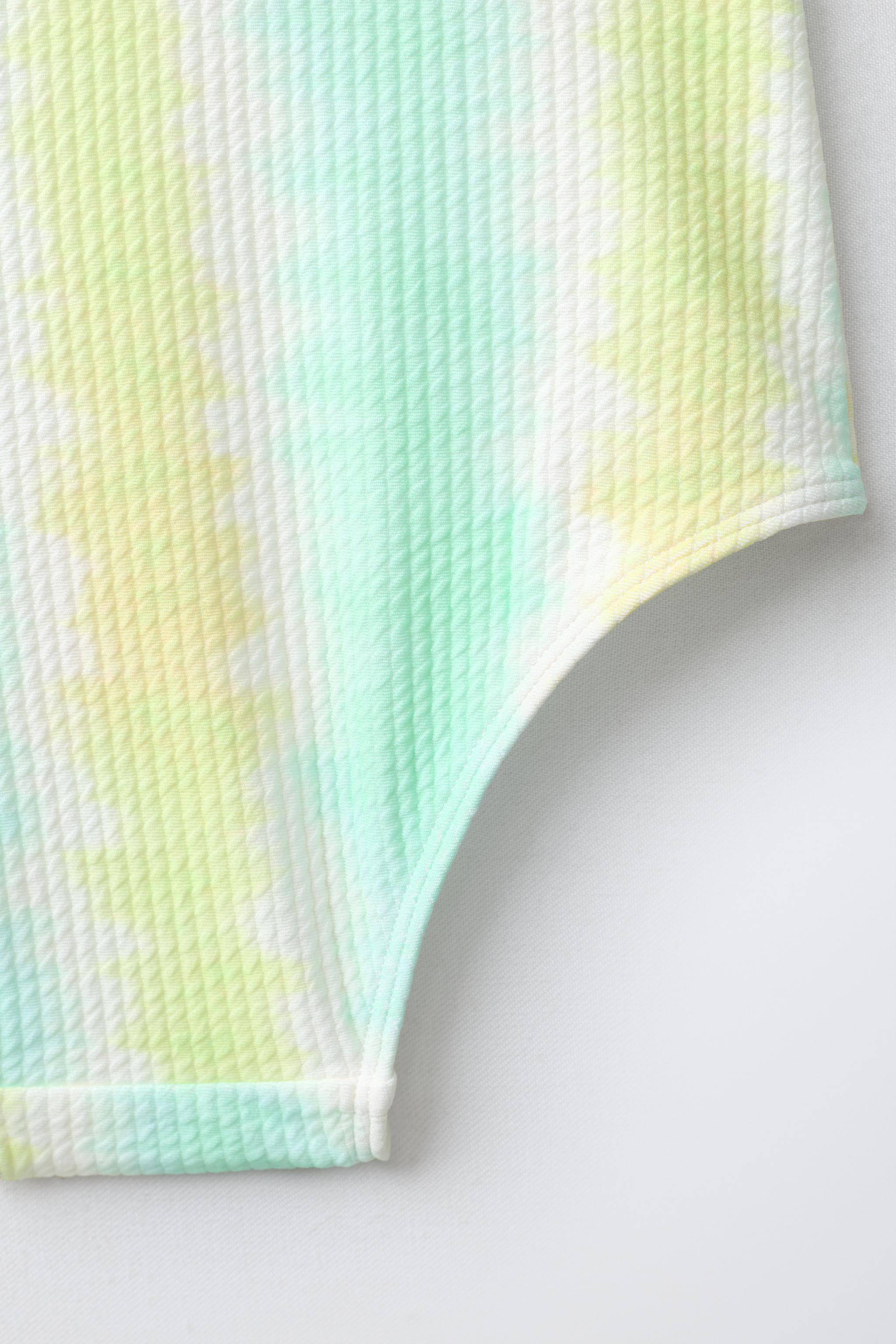 6-14/ YEARS TIE DYE STRIPED SWIMSUIT